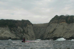 宮川湾を出て左手あたり